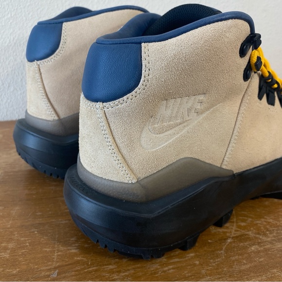 Nike Cygnal Desert Ore Beige Suede Navy Black Waterproof FV4332 201 - Size 10 - Picture 7 of 15